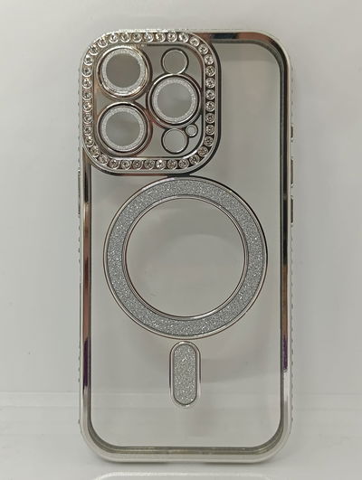 iPhone 16 Pro - Case  Strass - White