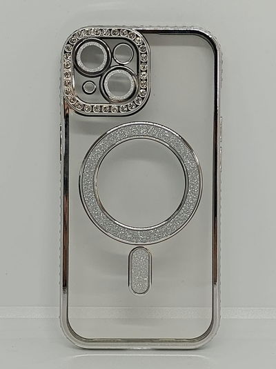 iPhone 15 - Case  Strass - White