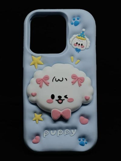 iPhone 14 Pro Max - Pretty - Dog - Sky Blue