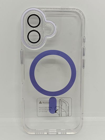 iPhone 16 - Magsafe transparente - Lilac