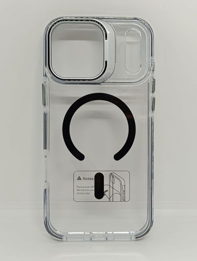 iPhone 17 Pro Max- Magsafe antigolpe clear - Black