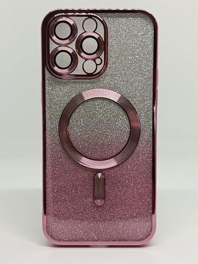 iPhone 14 Pro Max - Magsafe con brillo - Pink