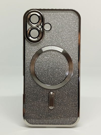 iPhone 16 - Magsafe con brillo - Silver