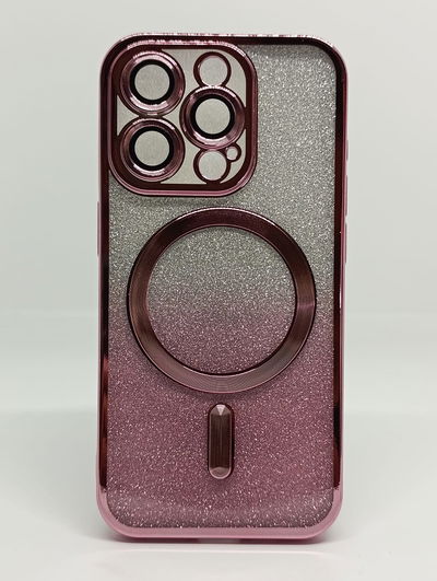 iPhone 15 Pro - Magsafe con brillo - Pink