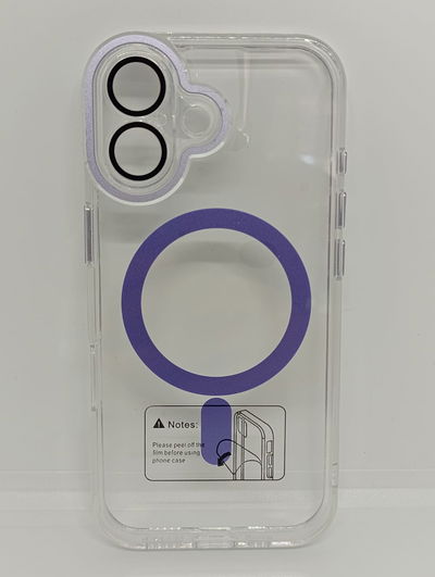 iPhone 17 - Magsafe transparente - Lilac