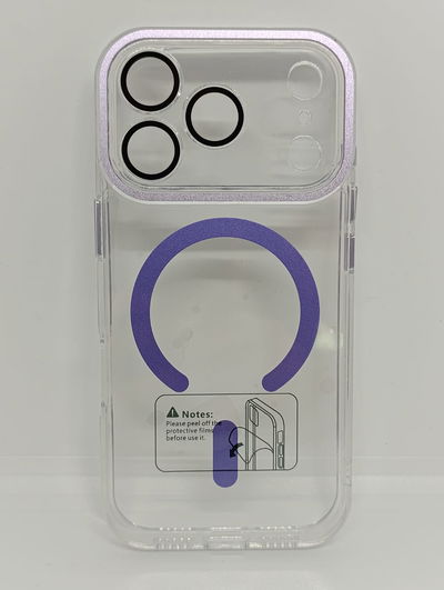 iPhone 17 Pro - Magsafe transparente - Lilac