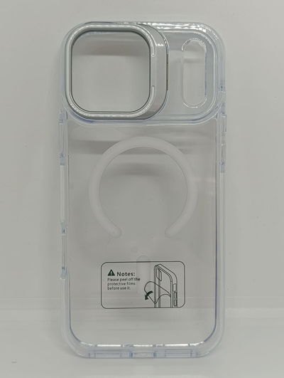 iPhone 17 Pro Max- Magsafe antigolpe clear - White