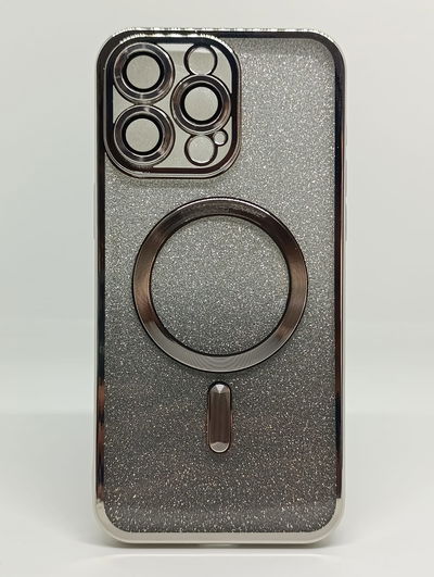 iPhone 15 Pro Max - Magsafe con brillo - Silver