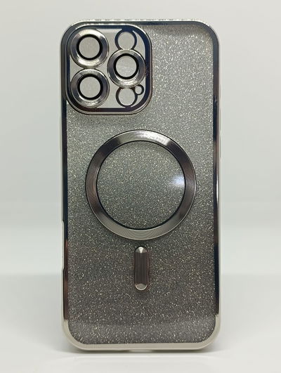 iPhone 16 Pro Max - Magsafe con brillo - Silver