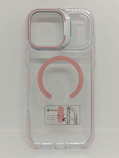iPhone 17 Pro Max - Magsafe antigolpe clear - Pink