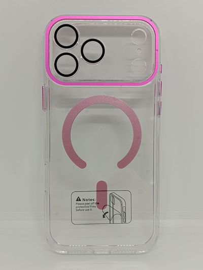 iPhone 17 Pro Max - Magsafe transparente - Pink