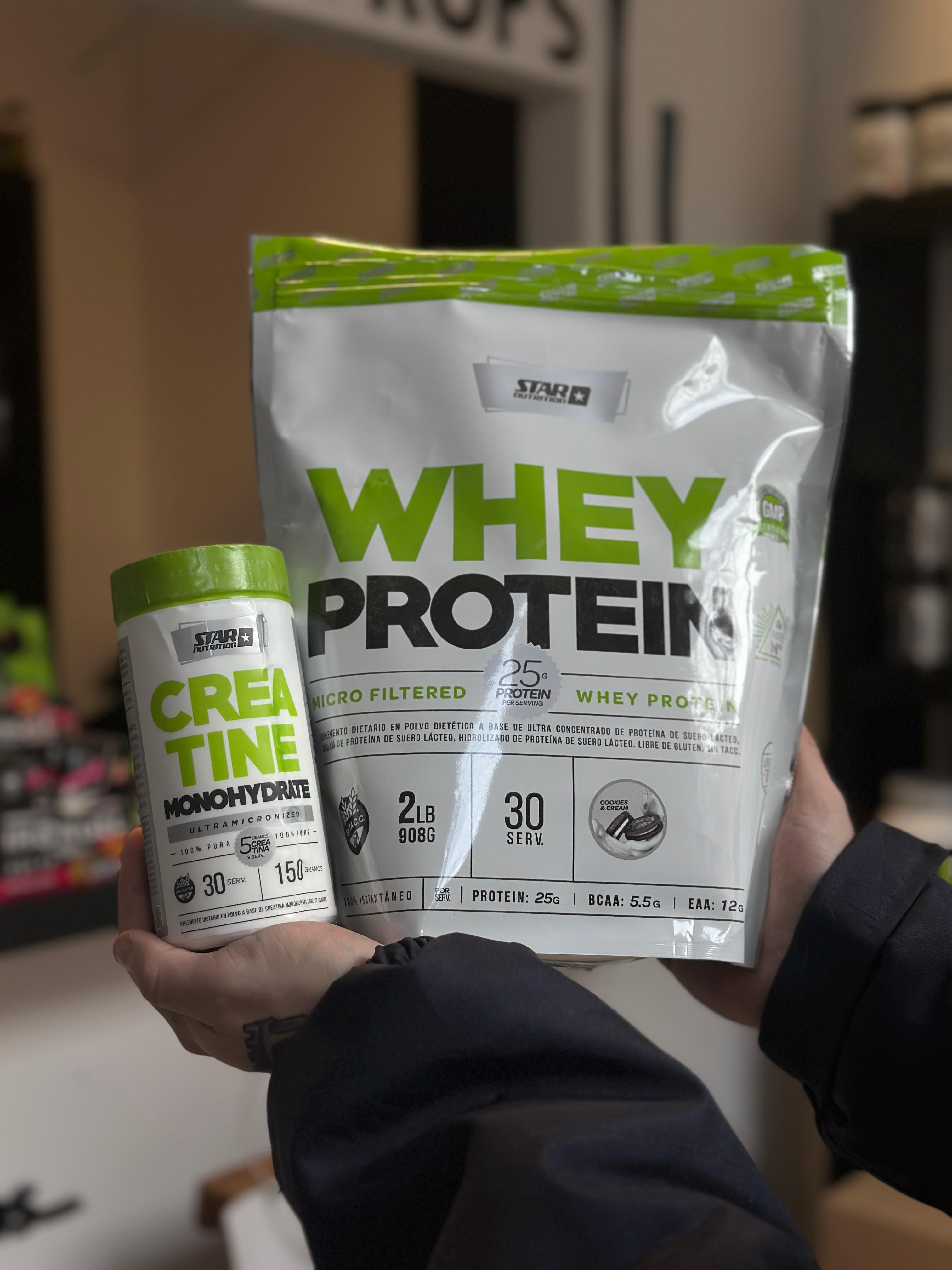 COMBO: Proteina 907g + Creatina 150g de Star Nutrition