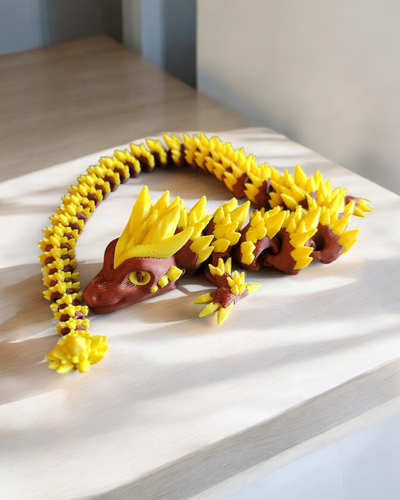 Flexi Dragon de cristal 33cm - 2 colores