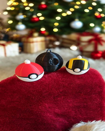 Adorno navideño Pokeball 5 cm