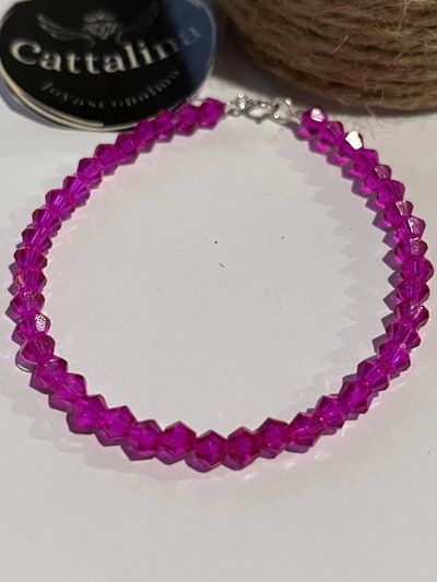 Clásico cristal fuxia 
