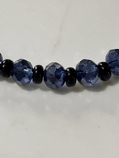 Pulsera Lluvia de Estrellas Azul Nocturno 