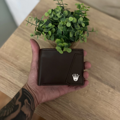 Billetera Rolex Brown Hombre