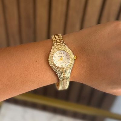 RELOJ VINTAGE MOD 21 DORADO