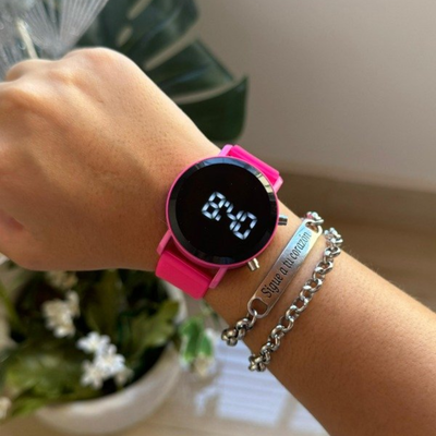 RELOJ NICKY FUCSIA