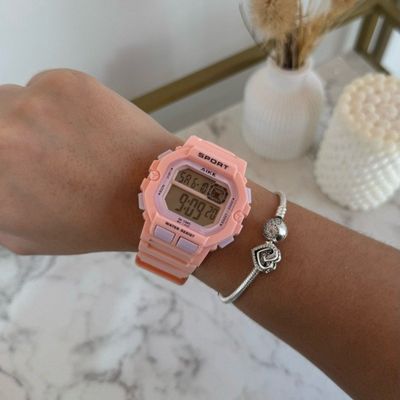 RELOJ CHEKA SALMON RESISTENTE AL AGUA