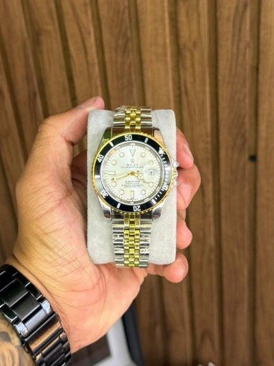 Reloj Rolex Com Blanco Dorado Mod. 241B
