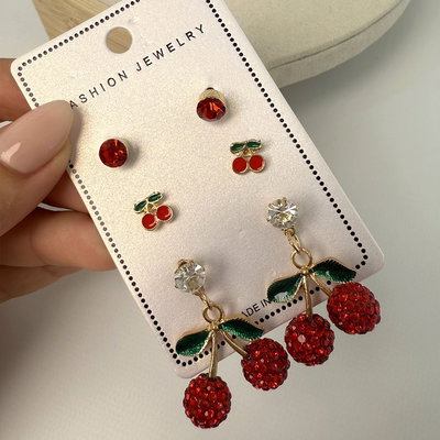 MIX DE AROS DORADOS CHERRY