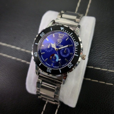 Rolex Metálico Azul