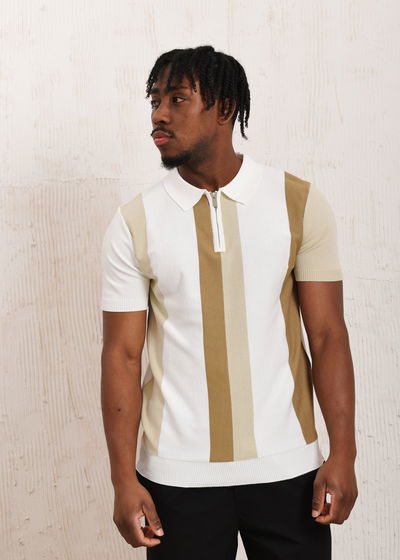 Chombas old money rayada beige