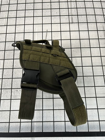 Pretal + collar angosto n4 + correa angosta canino k9