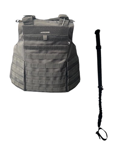 Chaleco desarme rápido importado + correa