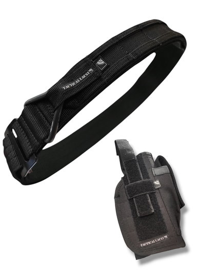 Cinto rígido molle + pistolera de regalo
