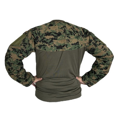 Remera de combate cuello redondo marpat ripstop importado 