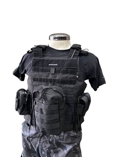 Chaleco desarme rápido importado + accesorios 