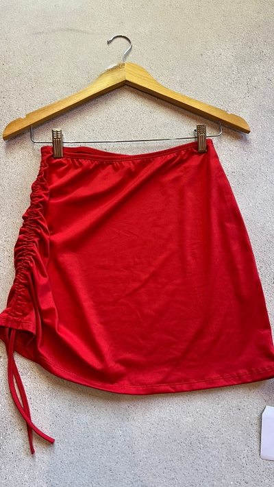 Pollera frunce lateral
