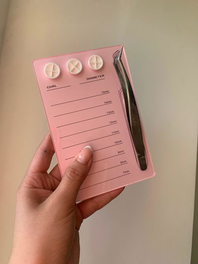 Paleta Acrílica para Extensión de Pestañas 