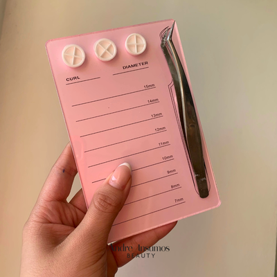 Paleta Acrílica para Extensión de Pestañas 