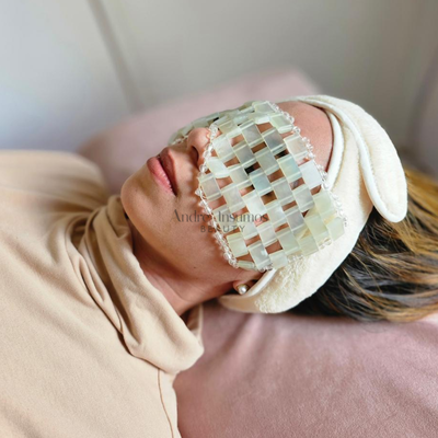 Máscara Antifaz de Jade para Ojos – Terapia Relax Profesional