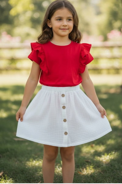 Pollera White