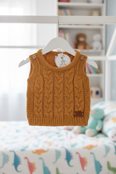 Chaleco Caramelo "Lana"