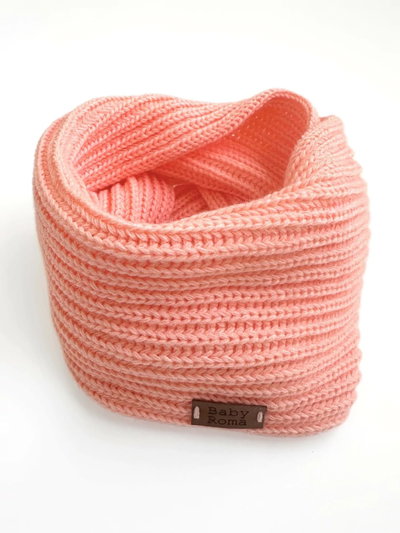 Cuello Infinito Coral "Tejido"