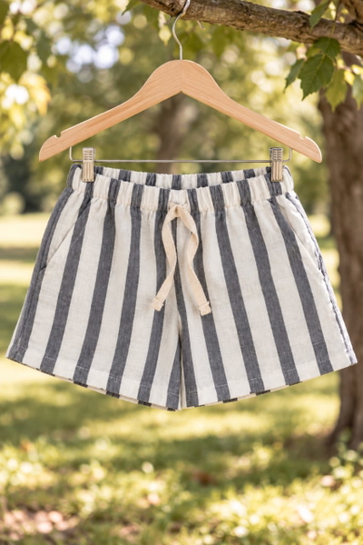 Short  Lino Rayado 