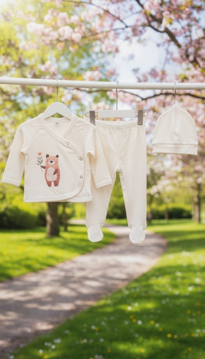 Conjunto Bear Flower