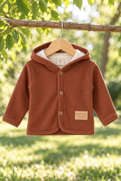 Campera Castaña "Panal"