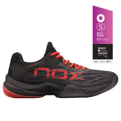 Zapatillas Nox AT10 Luxury Negro/rojo