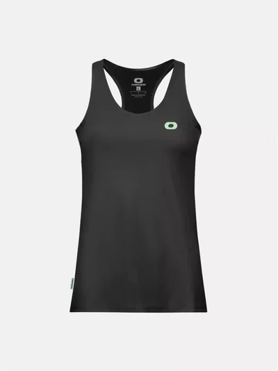 Musculosa Slide Owner Negra Logo