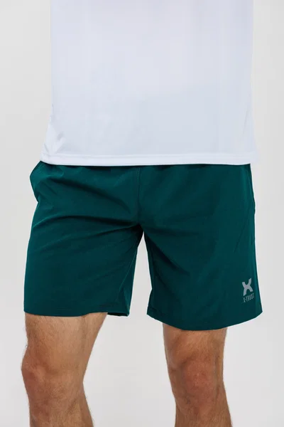 Short X-Trust Tulum Microfibra Elastizada Verde Petroleo