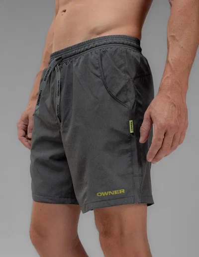 Short Owner Padel Gris Melange Oscuro