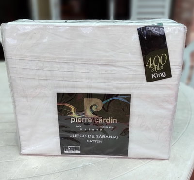 Sábanas Pierre Cardin FULL 400 Hilos 100% Algodón Satten