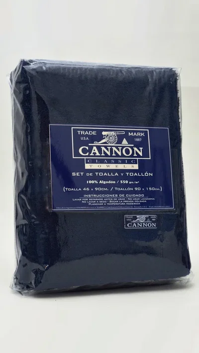 Set Toalla y Toallón Cannon 520 grs