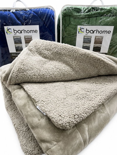 Edredon Flannel con Corderito TWIN